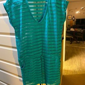 Vintage look Calvin Klein swimsuit cover